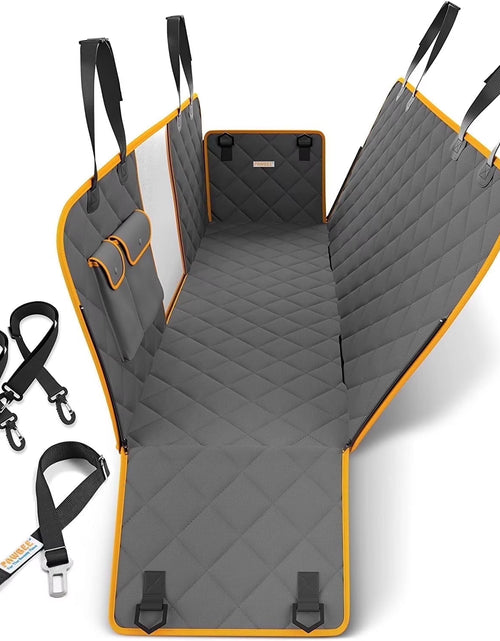 Load image into Gallery viewer, Dog Seat Cover – Waterproof &amp; Nonslip Hammock for Dogs with Mesh Window &amp; Seat Belt
