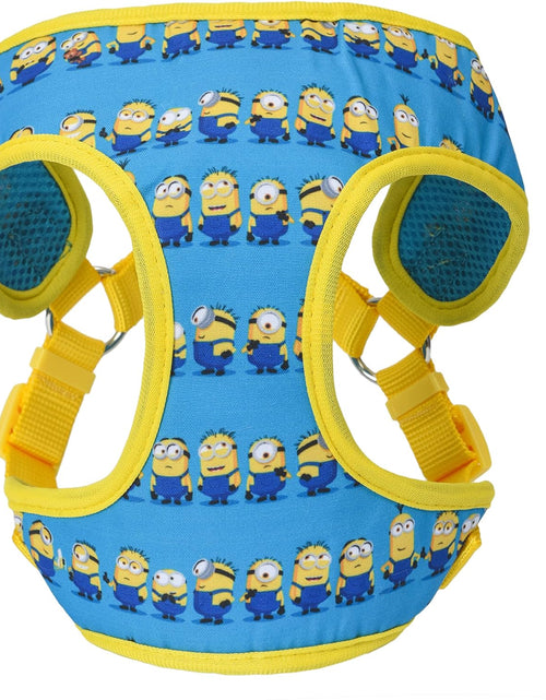 Load image into Gallery viewer, Dog Harness, Medium, Blue  in a Row | Comfortable Mesh No-Pull Dog Harness| Gifts for  Fans and Their Pets | Officially Licensed Pet Product from Universal Studios
