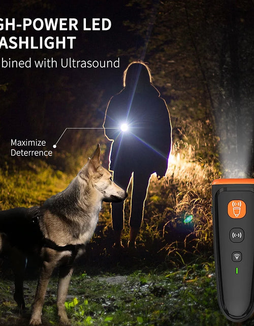 Load image into Gallery viewer, Ultrasonic anti Barking Device, Handheld Dog Bark Deterrent Device Stops Bad Behavior, Alternative to Painful Dog Shock Collar
