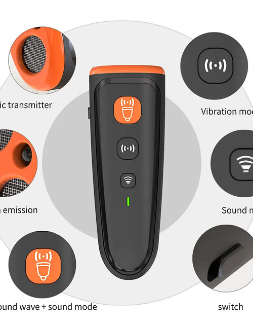 Load image into Gallery viewer, Ultrasonic anti Barking Device, Handheld Dog Bark Deterrent Device Stops Bad Behavior, Alternative to Painful Dog Shock Collar
