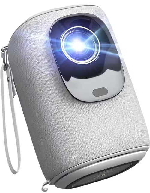 Load image into Gallery viewer, 1920 X 1080 Full HD Wifi Bluetooth Mini Portable Projector with 9000-Lumens Handheld &amp; Compatible HDMI USB, Audio Port
