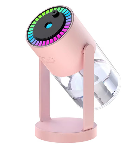 MistGlow 280ML Air Humidifier – Desktop Humidifier with Projector, Adjustable Light & Auto Off for Home & Office