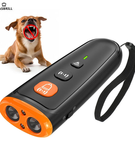 Ultrasonic anti Barking Device, Handheld Dog Bark Deterrent Device Stops Bad Behavior, Alternative to Painful Dog Shock Collar
