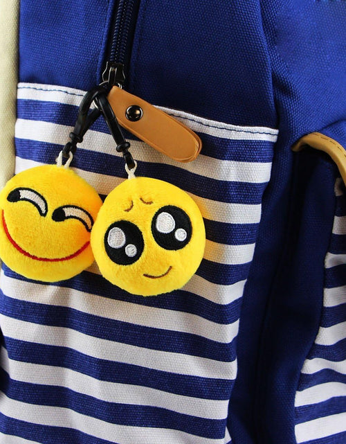 Load image into Gallery viewer, Emoticon Keychain Mini Cute Plush Pillows, Party Favors for Kids Valentine&#39;S Day Gifts / Birthday Party Supplies, Emoticon Gifts Toys Carnival Prizes for Kids (64 Pack)
